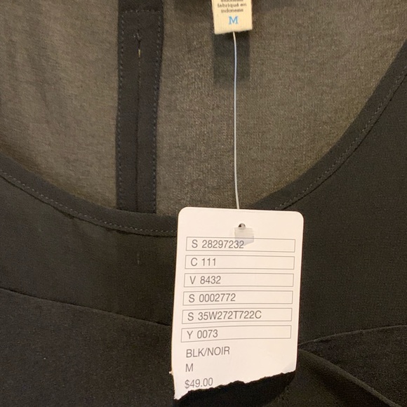 SILENCE + NOISE Sheer Black Blouse - Picture 4 of 5